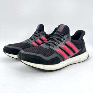 Adidas Ultraboost S&L Women Running Shoes Sneakers Black Red White EG8119 Size 8